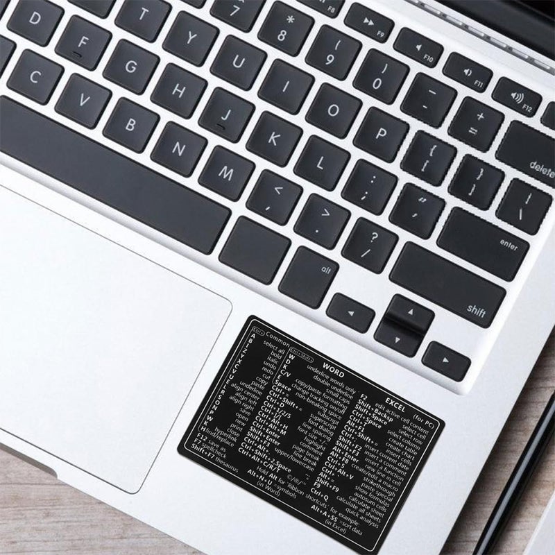 Kisangel 10pcs Keyboard Shortcut Stickers Universal Laptop Quick Access Reference Guide Decals Removable Vinyl for Office and Spreadsheet Use - Image 5