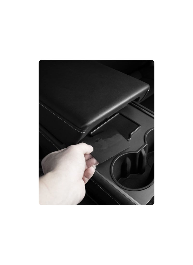 SYOSI - Key Card Holder, Fit for Tesla Model 3 Model Y Center Console Key Card Holder - Stops The Card From Sliding 2023 Upgrade, Perfectly Fit 2016-2023 Tesla Model 3 Model Y Vehicles - Image 1