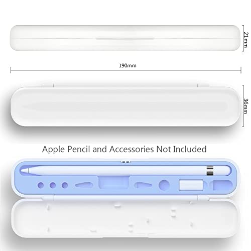 YINVA Pencil Case for Apple Pencil 2nd Generation and 1st Gen, Pencil Holder Storage Box Design for iPad Pencil Tips Accessories(Blue) - Image 5