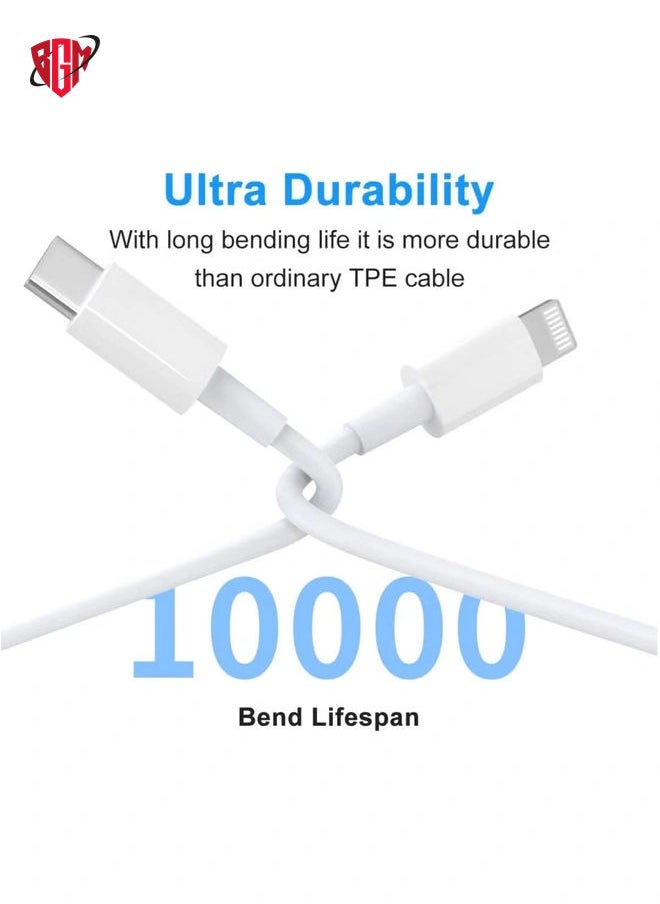 BGM - 20W Type C Fast Charger Adapter for iphone 14 pro/ 14 pro max/14/13/12/11, USB C Fast Charging Plug with Cable 1M - Image 1