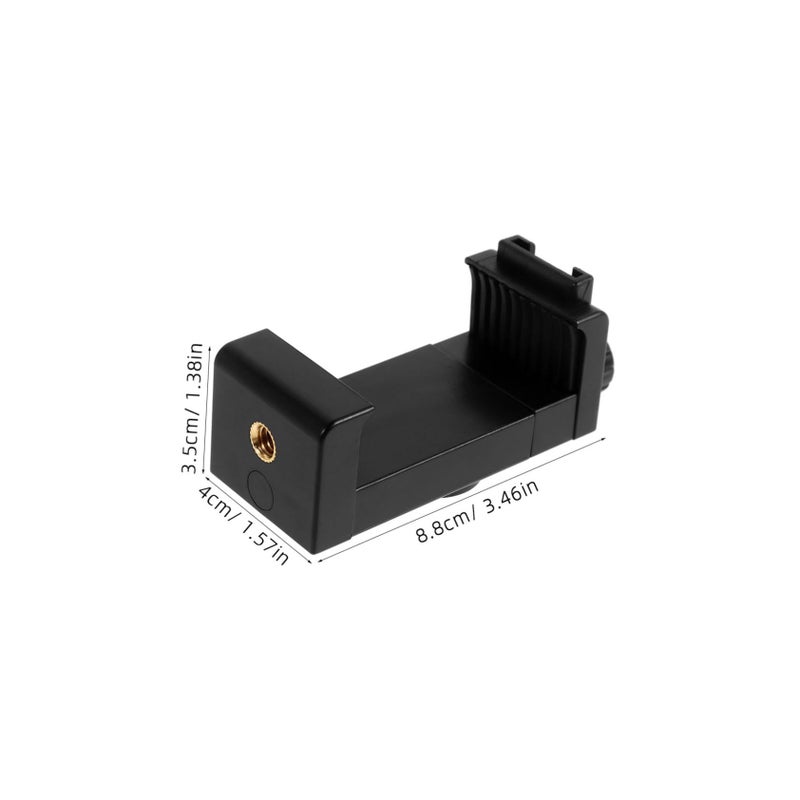 Universal Hot Shoe Mount Rotatable Phone Holder Clip For Mobile Photography Tripods - Image 3