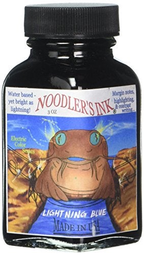 Noodler's Ink Refills Lightning Blue Bottled Ink - Image 1