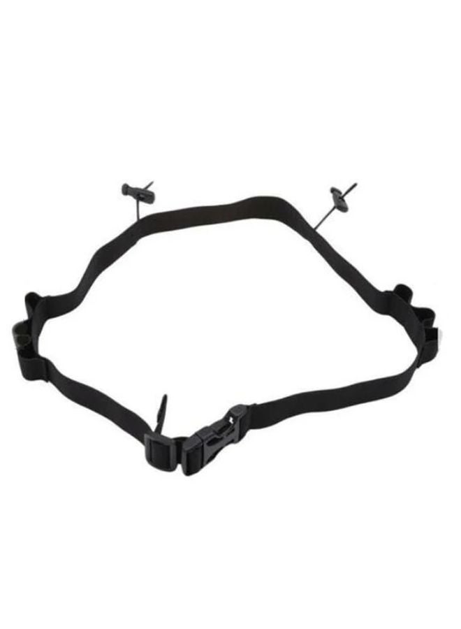 Black Adjustable Running Waist Belt With Gel Number Holder Durable Polyester For Marathons Triathlons Gym Fitness - Image 1