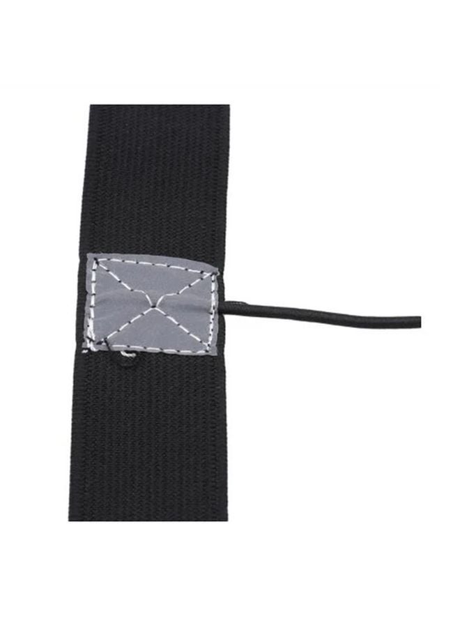 Black Adjustable Running Waist Belt With Gel Number Holder Durable Polyester For Marathons Triathlons Gym Fitness - Image 5