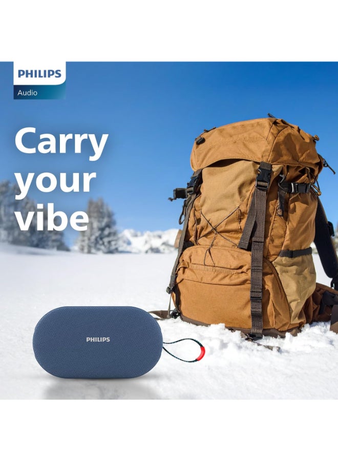 Philips Renewed - Audio TAS1400BL Wireless Bluetooth Speaker with Deep Bass and RGB Light Modes TAS1400 blue - Image 2