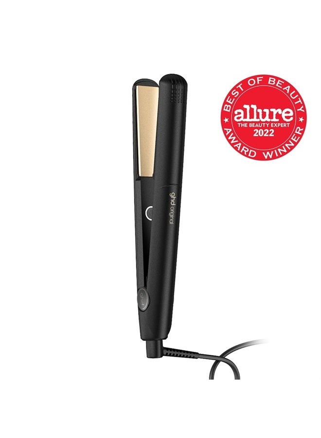 ghd Original Styler ― 1" Flat Iron Hair Straightener, Optimum Styling Temperature for Professional Salon Quality Results, No Extreme-Heat Styling Damage, Ceramic Heat Technology ― Black - Image 1