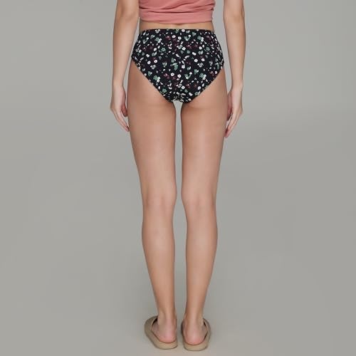 Amul Comfy Pack of 5 Printed Women Panty Regular Fit 100% Pure Cotton Assorted - Image 5