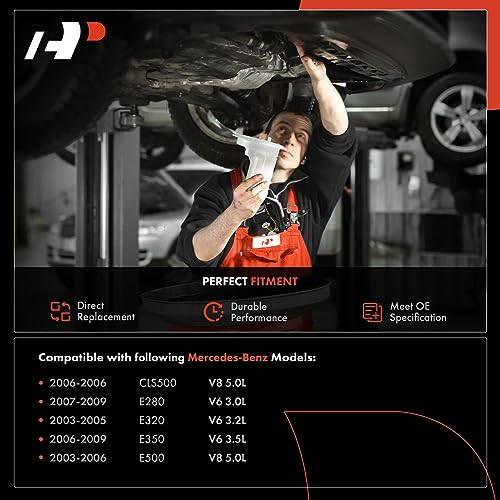 A-Premium Rear Fuel Filter Assembly Compatible with Mercedes-Benz E280, E320, E350, E500, CLS500, 2003 2004 2005 2006 2007 2008 2009, 3.0L 3.2L 3.5L 5.0L, Gas - Image 2