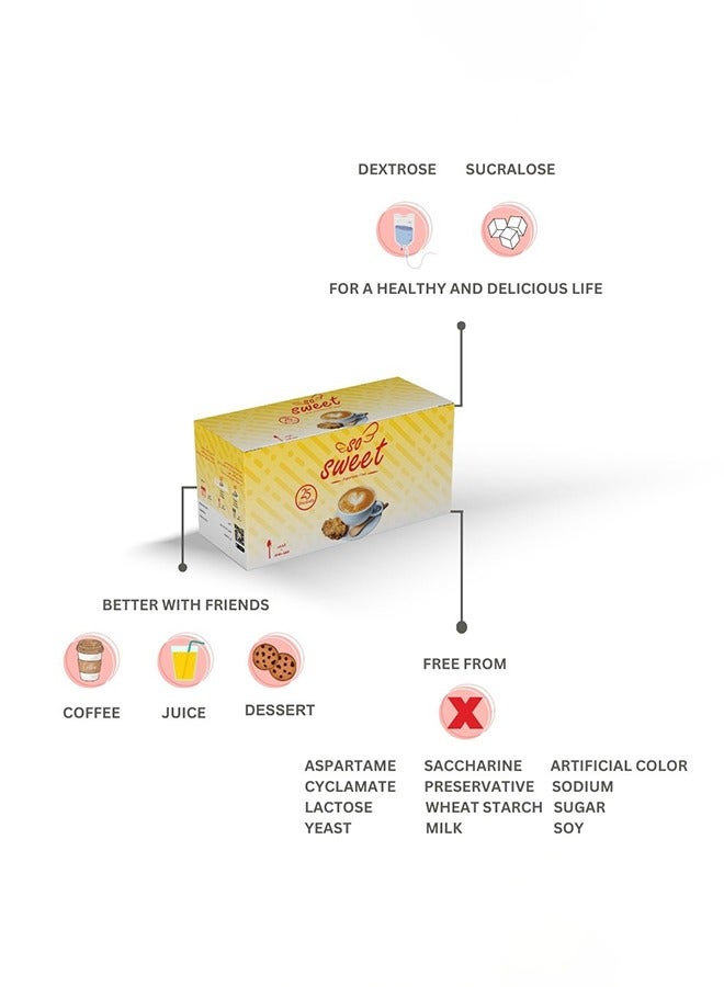 Diet Sugar - 25 Sachets (1 Spoon)