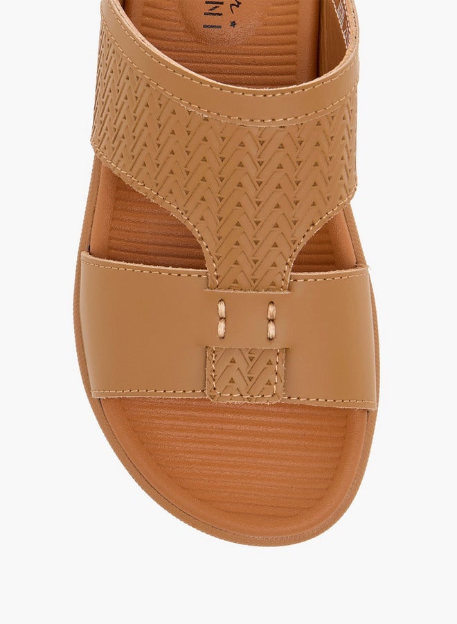 DUCHINI Boys Textured Slip-On Arabic Sandals - Image 3
