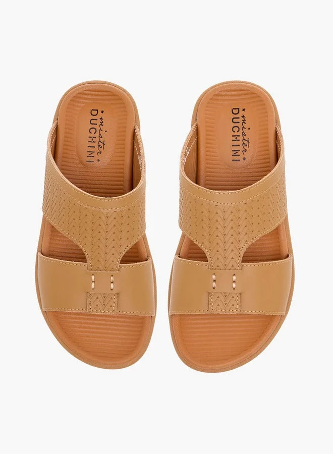 DUCHINI Boys Textured Slip-On Arabic Sandals
