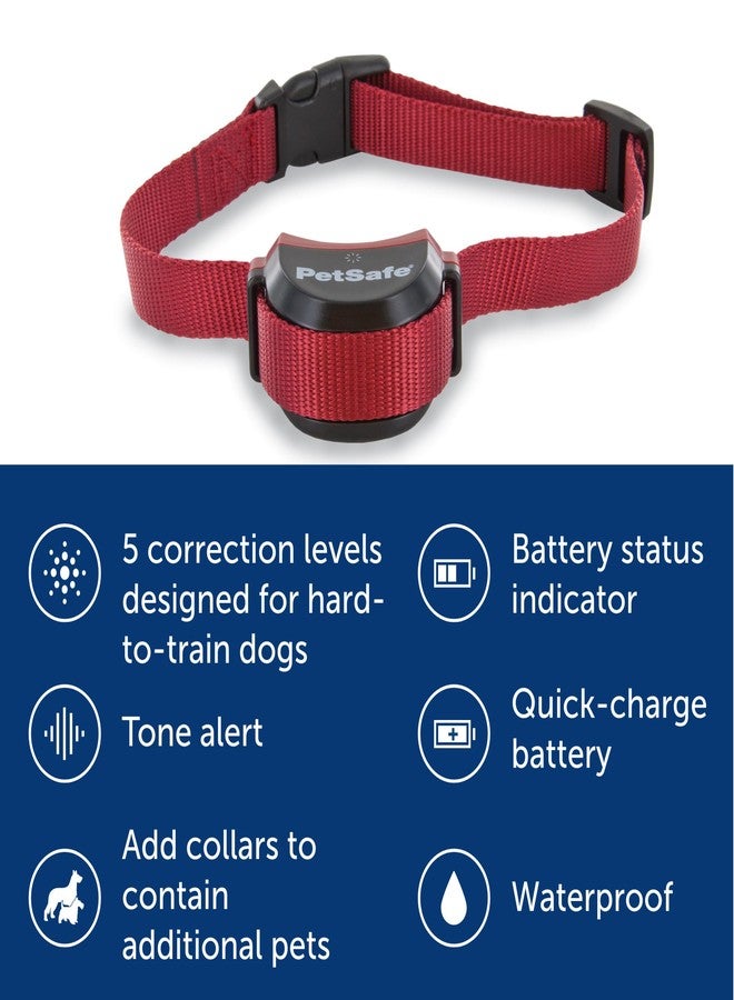 PetSafe Stay & Play Wireless Fence Receive Collar for Stubborn Dogs - Rechargeable & Waterproof Receiver Collar with Quick Charge in 2-3 Hours - for Dogs 5lb+ - Image 3