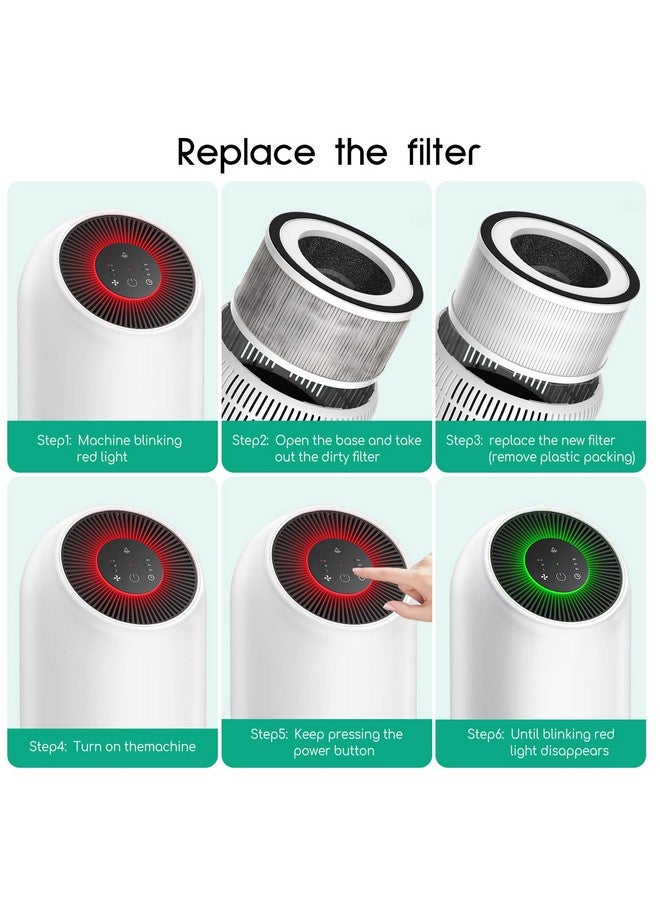 Afloia Air Purifier original replacement filter for Fillo/Halo/Allo/B087Q2S8D7/B088FHCS83/B07JG1R2GB/B08FD63PL8/B088FBV45W/B08N4MWLGF/B0924BNYF/B089GQPVGR/B07WR2CT7V/B09M799DT4/B09M78CZYX - Image 4