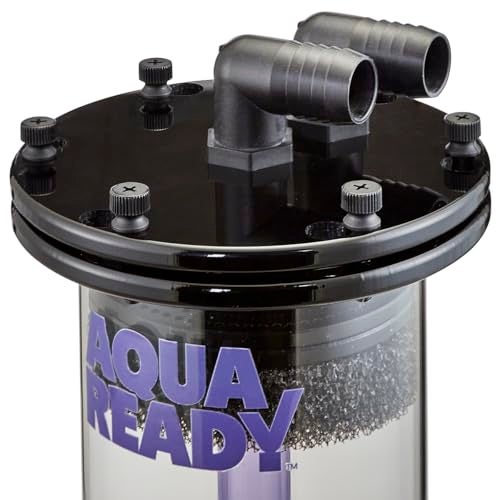 AquaReady Fluidized Up Flow Media Reactor FR-1E Freshwater and Saltwater Aquarium Reactor Filtration, Great for Carbon, GFO, Biopellets, and More, Reduce Pollutants, Odors, Discoloration - Image 2