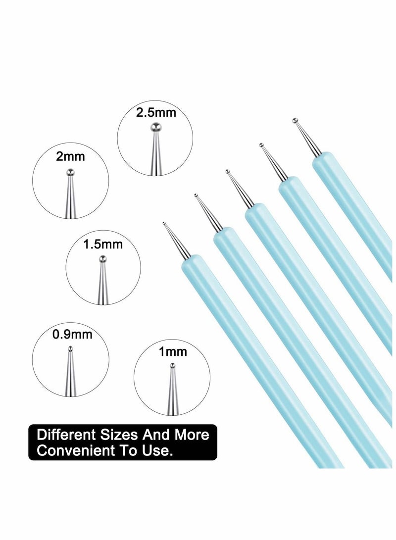 KASTWAVE 10Pcs Silicone Clay Sculpting Tool, Modeling Dotting Tool& Pottery Craft use for DIY Handicraft - Image 5