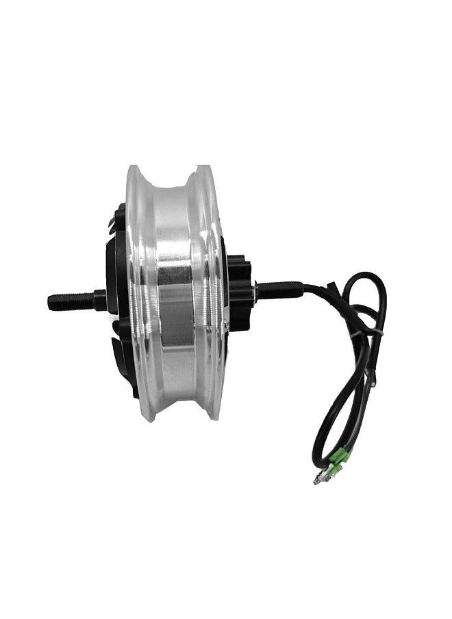 Generic - 10'' Electric Scooter Hub Motor 48V 500W Brushless Dis Brake Hub Motor E Bike Motor Replacement for KUGOO M4  / M4 PRO Folding Electric Scooter E-scooter Accessories - Image 1