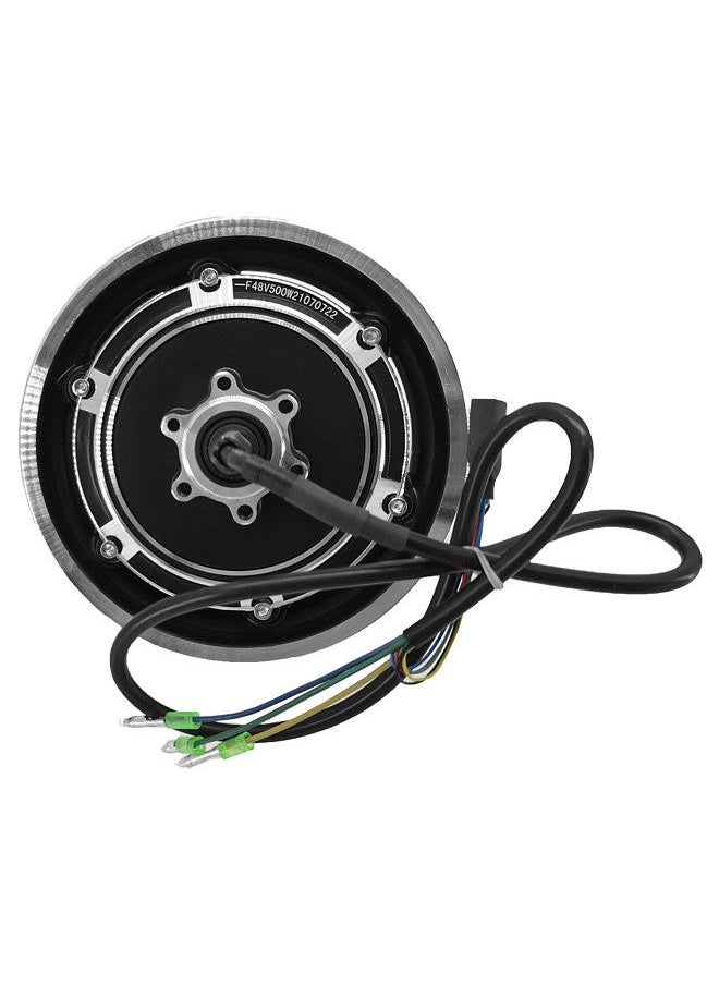 Generic - 10'' Electric Scooter Hub Motor 48V 500W Brushless Dis Brake Hub Motor E Bike Motor Replacement for KUGOO M4  / M4 PRO Folding Electric Scooter E-scooter Accessories - Image 1