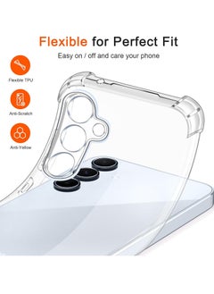 ten.tech Ten Tech Transparent cover with anti-shock corners made of heat-resistant polyurethane for Samsung Galaxy A35 5G – Transparent  - Image 4