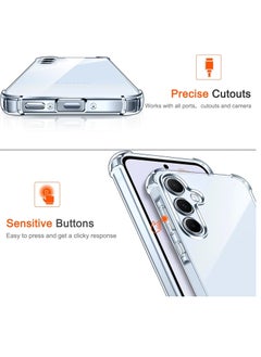 ten.tech Ten Tech Transparent cover with anti-shock corners made of heat-resistant polyurethane for Samsung Galaxy A35 5G – Transparent  - Image 5