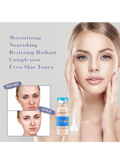 ibcccndc MESO WHITE Serum BB Glow Booster Starter Kit Facial Brightening Serum Treatment Foundation Anti-Aging Semi-permanent MTS Liquid Foundation 0.17oz x 10 Vials  - Image 2