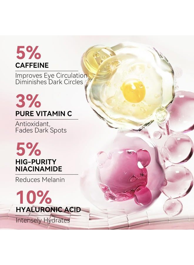 Breylee Pink Rose Eye Mask– 60 Pcs - Puffy Eyes and Dark Circles Treatments – Look Younger and Reduce Wrinkles and Fine Lines Undereye, Improve and Firm eye Skin - Pure Natural Material Extraction - Image 4