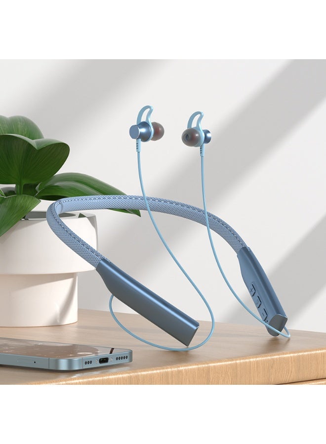 EBMINI New Digital Noise Cancelling Neck Hanging Wireless Bluetooth Earphones