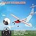 VOLANTEXRC RC Plane Trainer Sport Cub 4CH Remote Control Airplane with Prop Saver 6Axis Gyro Stabilizer  3 Modes to Fly Radio Controlled Aircraft RTF for Beginners  Adults 500mmRed - Image 4