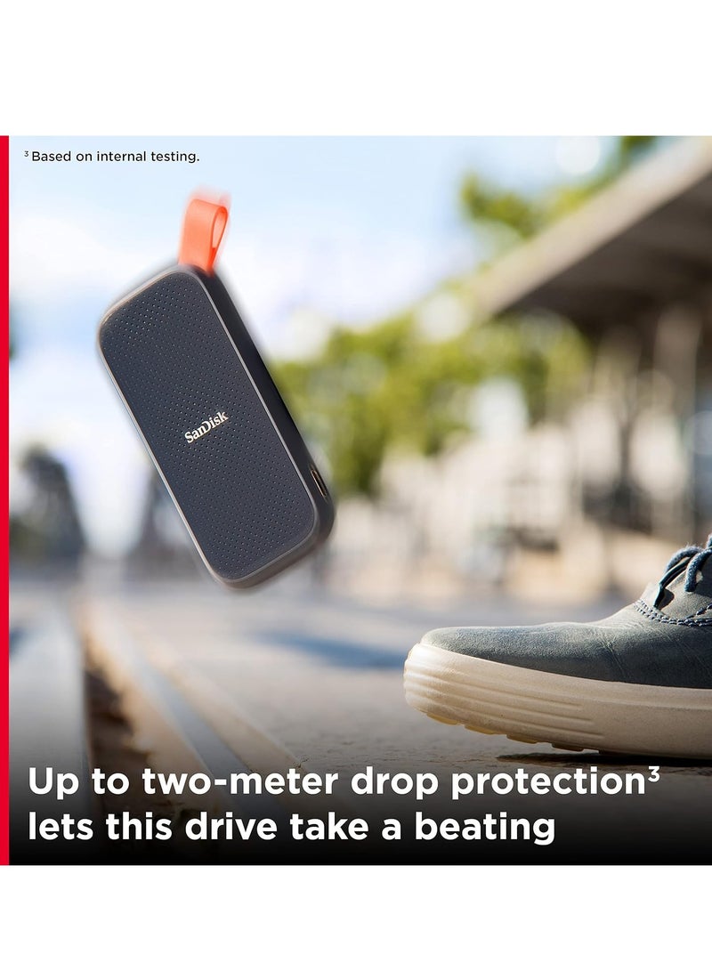 sandisk 1TB Portable SSD - Up to 800MB/s, USB-C, USB 3.2 Gen 2 - SDSSDE30-1T00-G26 - Image 4