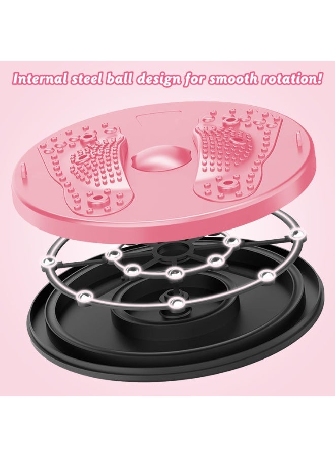 Relex Waist Sculptor Twisting Disc with Resistance Bands, Home Gym Waist Slimming and Toning Machine, Massage Foot Sole and Rotating Balance Board for Women’s Body Shaping Workouts - Image 5