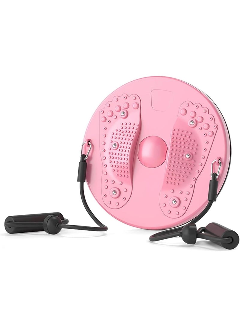 Relex Waist Sculptor Twisting Disc with Resistance Bands, Home Gym Waist Slimming and Toning Machine, Massage Foot Sole and Rotating Balance Board for Women’s Body Shaping Workouts - Image 1