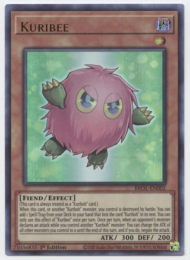 Yu-Gi-Oh! Kuribee - BROL-EN002 - Ultra Rare - 1st Edition