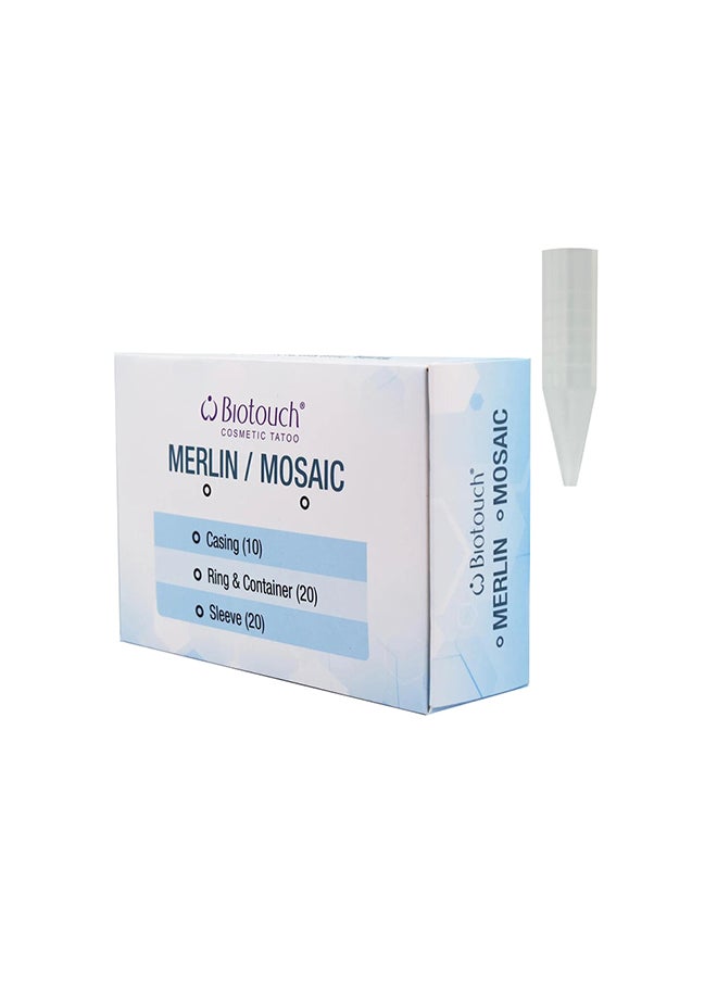 Biotouch - 1 Prong Needle Cap Rd Mosaic 20 Pieces Moncr1 - Image 1
