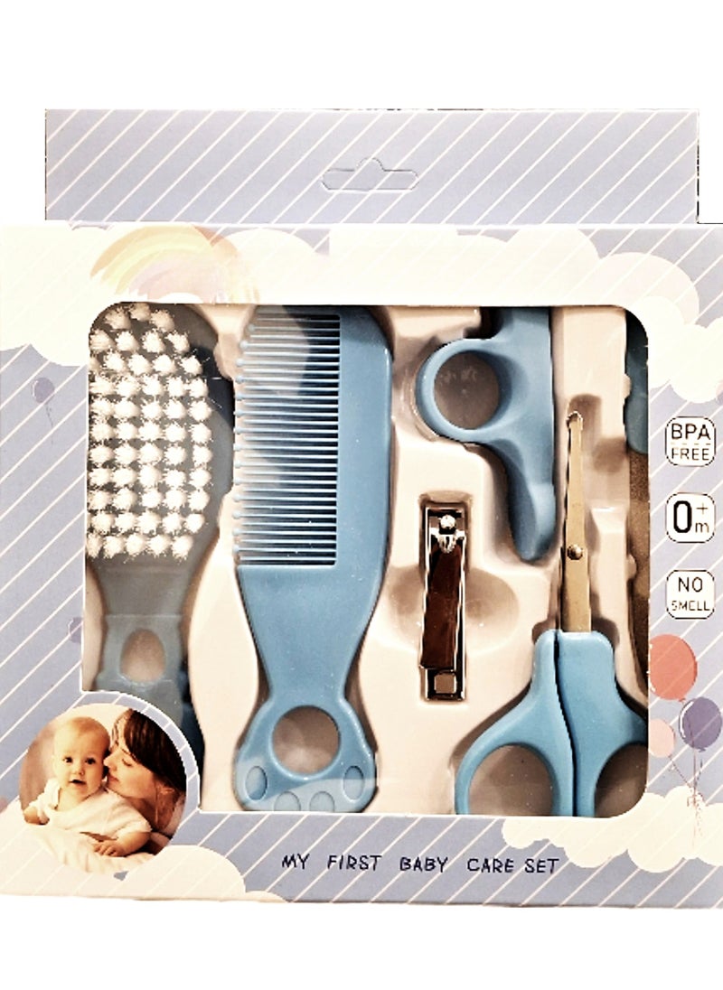 Generic New Born Baby Care Kit 6 pcs - Blue Color  - Image 1