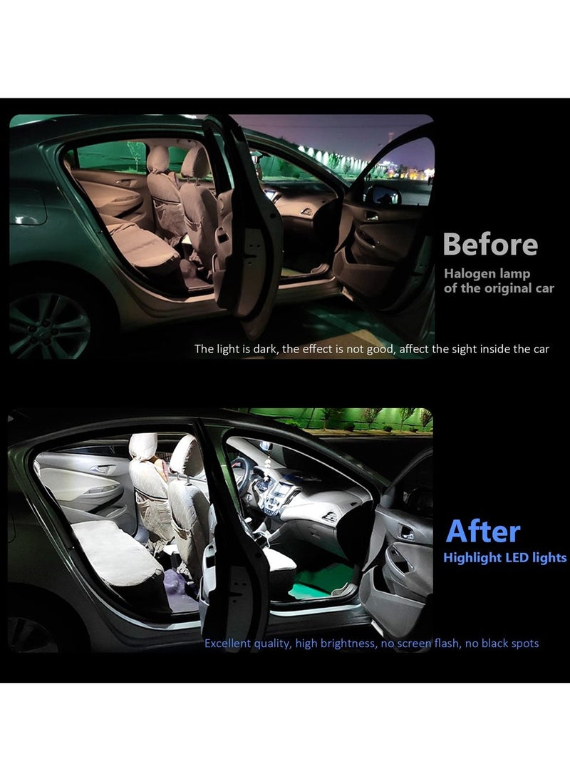 Loquat LED Car Bulb Kit, Bright White Lnterior Car Lights, Compatible with T10, 31mm, and 42mm Festoon Sockets, Ideal for Map Lights, License Plate Lights, Trunk Lights, 24-Pack - Image 4