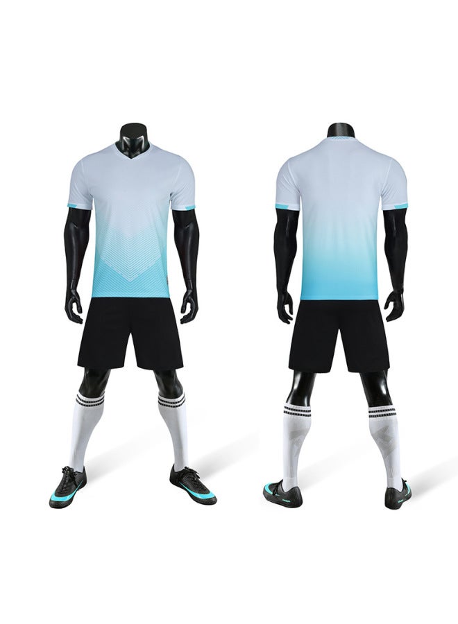 Direct Football Uniform Set Primary And Secondary School Students Match Clothing Adult Children Football Training Jersey Group Purchase Can Be Printed