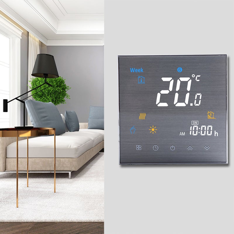 بث-3000ل-جا منظم حرارة الماء رقمي لتحكم درجة الحرارة بشاشة LCD كبيرة ودوائر لمس تحكم 5 أمبير تيار متردد 95-240 فولت - Image 4