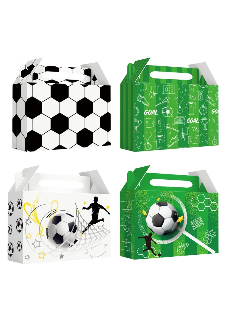 FRUITFUL PARTY Soccer Gift Bags, 24 Pcs Soccer Favor Bags Set - Soccer Snack Bags, Soccer Paper Bags & Soccer Candy Bags for Soccer Birthday Party Decorations & Sports Theme Party Decorations Supplies  - Image 1