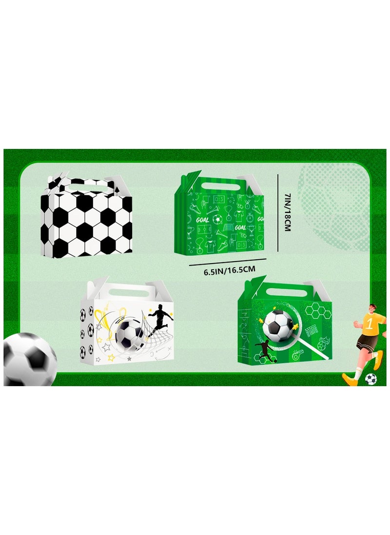 FRUITFUL PARTY Soccer Gift Bags, 24 Pcs Soccer Favor Bags Set - Soccer Snack Bags, Soccer Paper Bags & Soccer Candy Bags for Soccer Birthday Party Decorations & Sports Theme Party Decorations Supplies  - Image 3