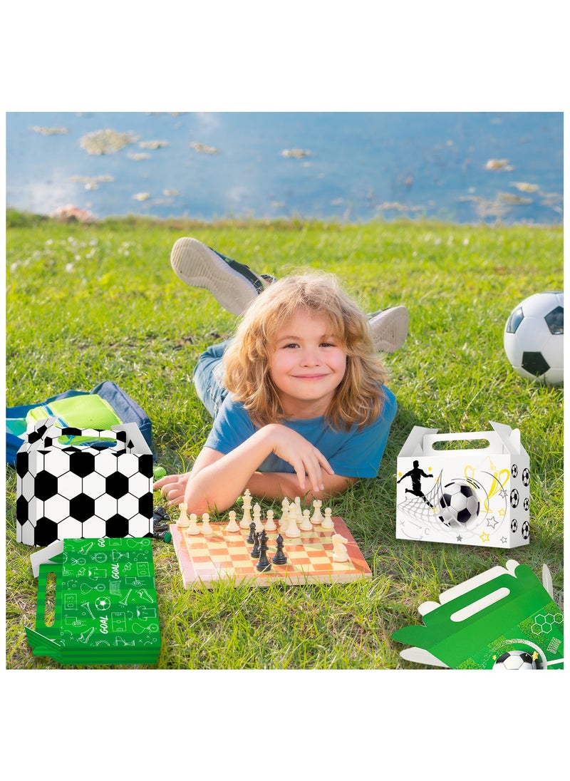 FRUITFUL PARTY Soccer Gift Bags, 24 Pcs Soccer Favor Bags Set - Soccer Snack Bags, Soccer Paper Bags & Soccer Candy Bags for Soccer Birthday Party Decorations & Sports Theme Party Decorations Supplies  - Image 5