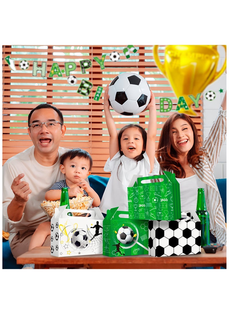 FRUITFUL PARTY Soccer Gift Bags, 24 Pcs Soccer Favor Bags Set - Soccer Snack Bags, Soccer Paper Bags & Soccer Candy Bags for Soccer Birthday Party Decorations & Sports Theme Party Decorations Supplies  - Image 4