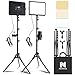 NiceVeedi 2-Pack LED Video Light Kit,  Studio Light, 2800-6500K Dimmable Photography Lighting Kit with Tripod - Image 2