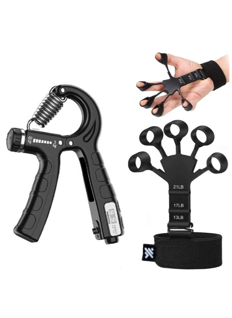 EMIRAND Gripster Hand and Finger Grip Strengther Combo  - Image 1