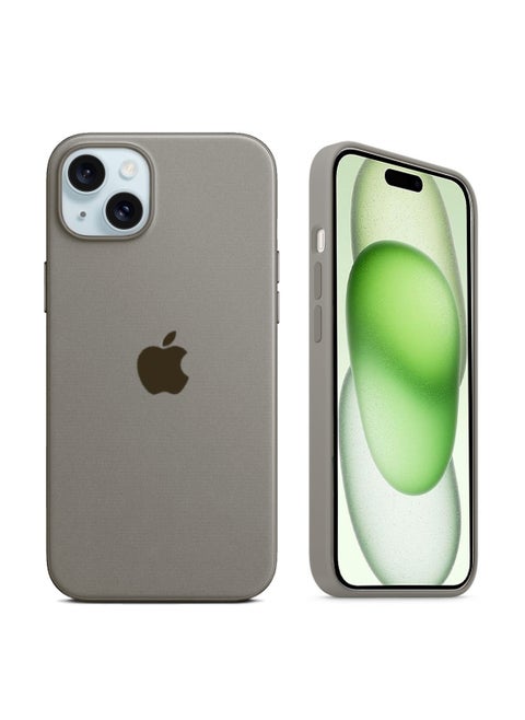 Apple iPhone 15 2023 - Soft Liquid Silicone MagSafe Case Cover - Titanium