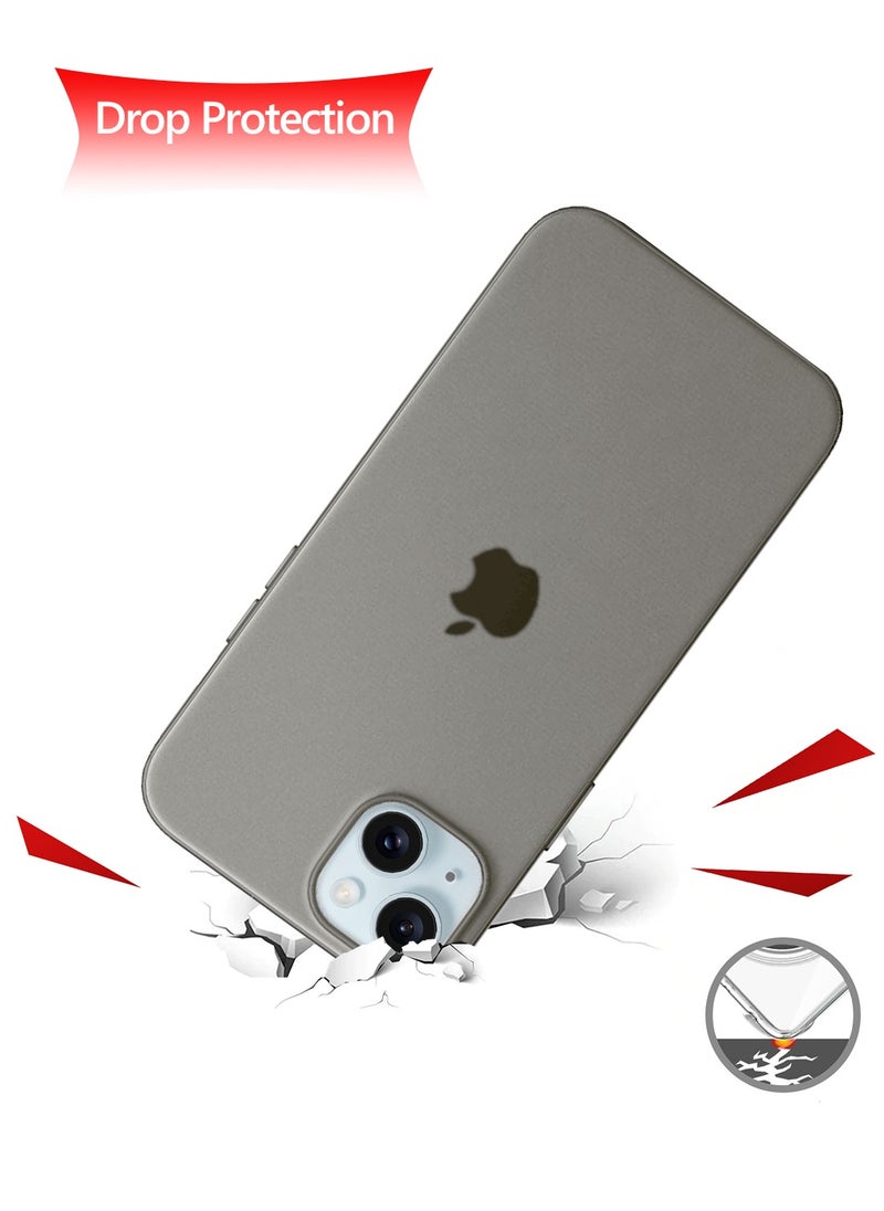 Wtech - Apple iPhone 15 2023 - Soft Liquid Silicone MagSafe Case Cover - Titanium - Image 1