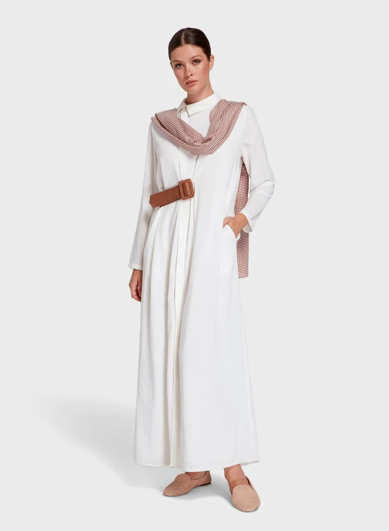 ELEGANZA Pleated Dress
