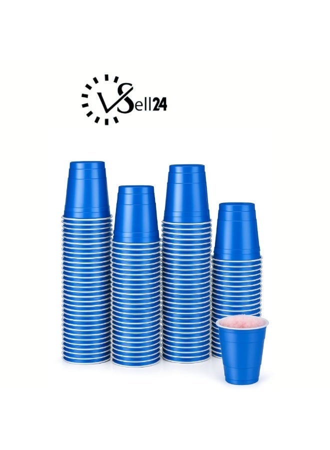 vsell24 Pack of 50 Mini 2oz Disposable Plastic Shot Cups – Small Party Cups for Jello Shots, Coffee, Condiments, Snacks, Fruit, Samples & Tastings - Image 2