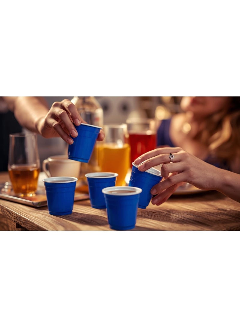 vsell24 Pack of 50 Mini 2oz Disposable Plastic Shot Cups – Small Party Cups for Jello Shots, Coffee, Condiments, Snacks, Fruit, Samples & Tastings - Image 4
