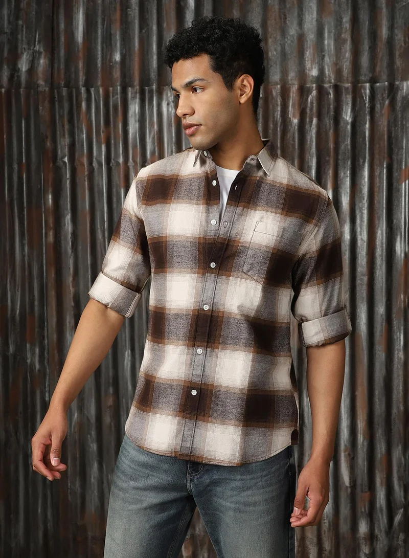 هاي ستار Multicolour Shirt For Men