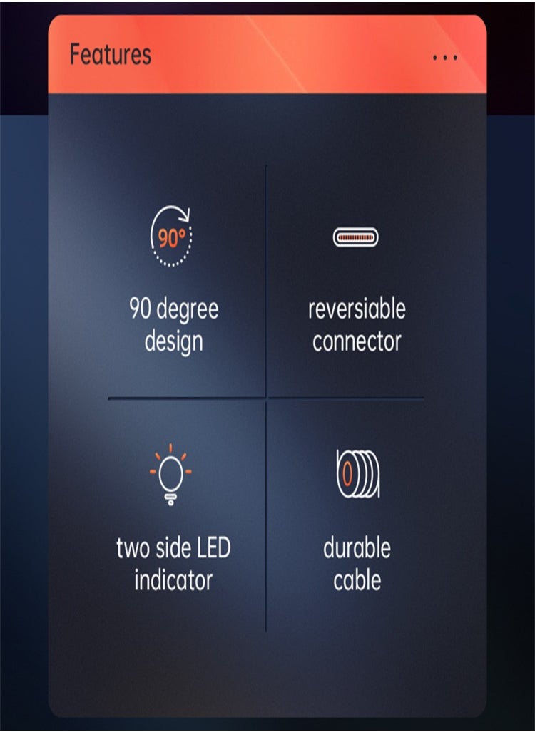 مكدودو كيبل تايب سي لتايب سي 60W PD شحن سريع للألعاب  - Image 3