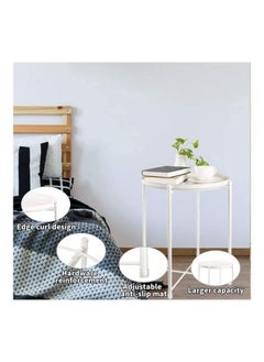 XiuWoo Round Tray Table Milk White  - Image 2